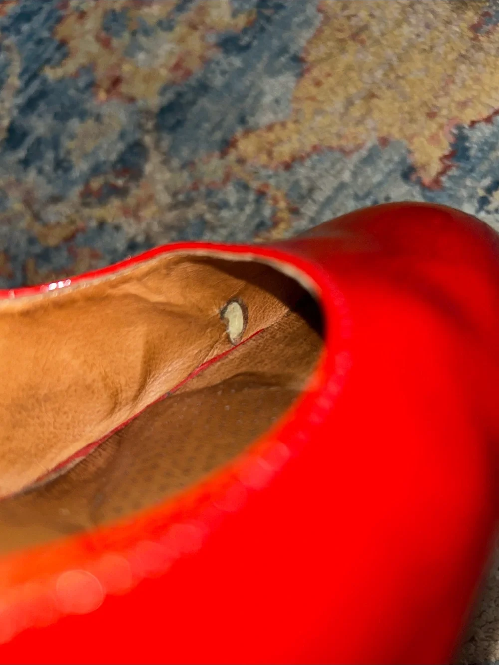 Corso Como Red Patent Round-Toe Pumps